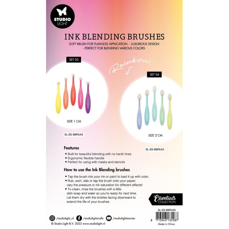 Studio Light SL Ink Blending Brushes Essential Tools nr.02 - 5 Piece -  20530432