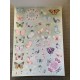 Studio Light DIE-CUT PAPER PAD BEAUTIFUL BUTTERFLY