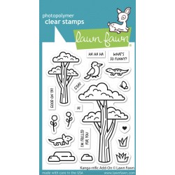 LAWN FAWN CLEAR STAMPS - KANGA-RRIFIC ADD-ON