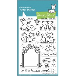 LAWN FAWN CLEAR STAMPS - HAPPY COUPLES