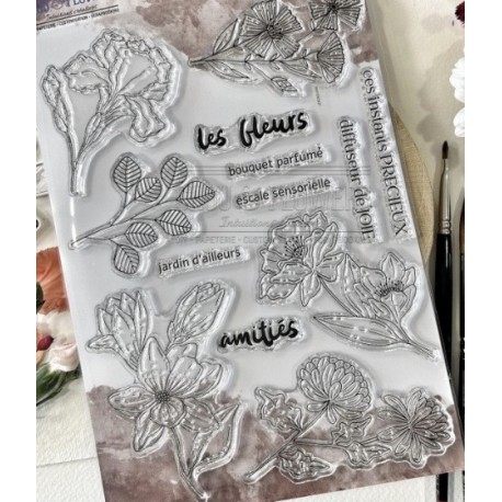CHOU & FLOWERS TAMPONS CLEAR LES FLEURS "SOLEIL LEVANT"