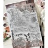 CHOU & FLOWERS TAMPONS CLEAR LES GRUES "SOLEIL LEVANT"