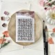 CHOU & FLOWERS TAMPONS CLEAR FOND IDEOGRAMME "SOLEIL LEVANT"