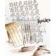 CHOU & FLOWERS TAMPONS CLEAR FOND IDEOGRAMME "SOLEIL LEVANT"