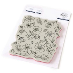 PINKFRESH STUDIO BREEZY BLOSSOMS CLING STAMP