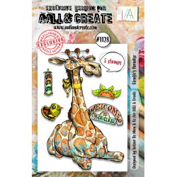 AALL AND CREATE STAMP CLEAR - GIRAFFES PARADISE