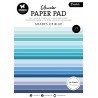 Studio Light Paper pad SHADES OF BLUE A5 UNICOLOR