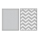 SPELLBINDERS ZIG ZAG CHEVRON ETCHED DIES