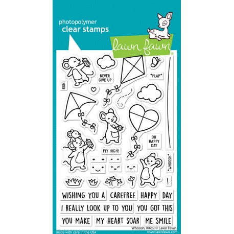 LAWN FAWN CLEAR STAMPS - WHOOSH KITES