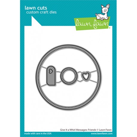 LAWN FAWN DIES - GIVE IT A WHIRL MESSAGES: FRIENDS