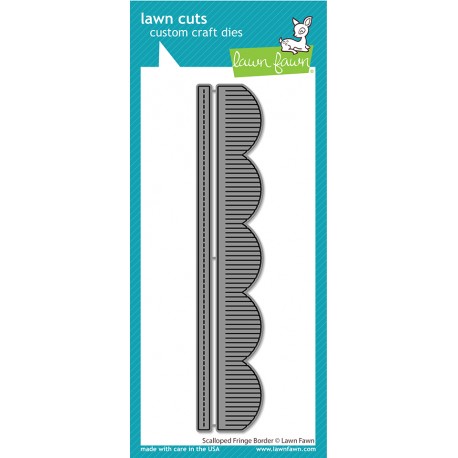 LAWN FAWN DIES - SCALLOPED FRINGE BORDER
