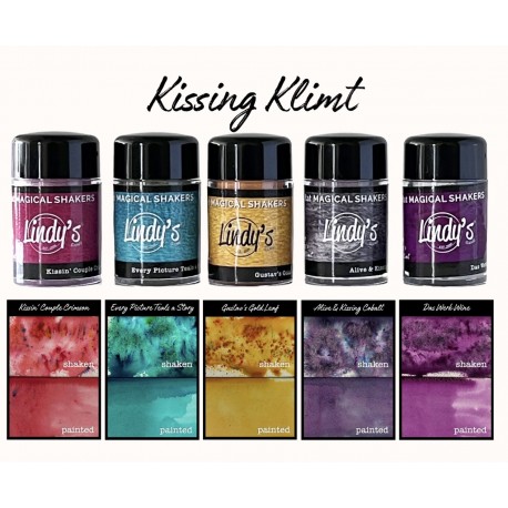 Lindy's Stamp Gang MAGICAL SHAKERS KISSING KLIMT