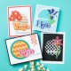 SPELLBINDERS A LITTLE HELLO Clear Stamp & Etched Dies Set