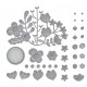 SPELLBINDERS FLORAL REFLECTION Etched Dies