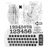 Tim Holtz STAMPERS ANONYMUS DECONSTRUCTED Cling stamps