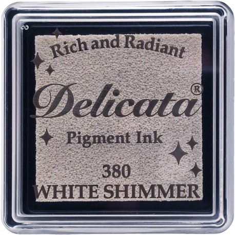 Tsukineko Delicata WHITE SHIMMER, Pigment Ink, small