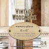 MEMORY PLACE JAPAN VINTAGE WOODWORK PAPER PAD 15,2 x 15,2 cm