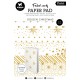 Studio Light FOILED CARDS PAPER PAD GOLD - 24 cartes doubles