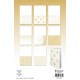 Studio Light FOILED CARDS PAPER PAD GOLD - 24 cartes doubles