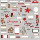 HA-PI LITTLE FOX DIE-CUTS "MERRY LITTLE CHRISTMAS"