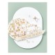 SPELLBINDERS BETTERPRESS SHINE BRIGHT SENTIMENT STRIPS PLATE & DIE SET