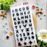 CHOU & FLOWERS TAMPONS CLEAR ALPHABET ROCK "TEA TIME"