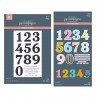 Spellbinders BETTERPRESS BOLD COLOR MIX NUMBERS PLATES & DIES