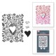 Spellbinders BETTERPRESS MY HEART BEATS FOR YOU PRESS PLATES