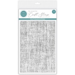 CRAFT CONSORTIUM CLEAR STAMPS LINEN TEXTURE