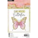 STUDIO LIGHT SPRING MEADOW CLEAR STAMP BUTTERFLY