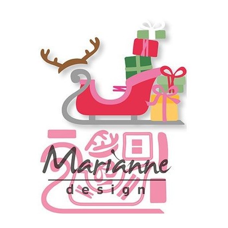 MARIANNE DESIGN COLLECTABLES ELINES SLEIGH