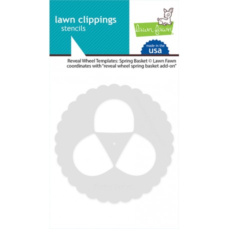 LAWN FAWN TEMPLATE REVEAL WHEEL SPRING BASKET