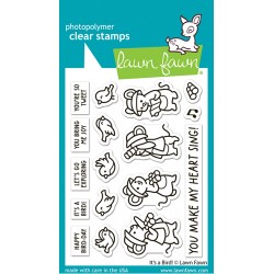 LAWN FAWN CLEAR STAMPS - IT'S A BIRD !