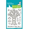 LAWN FAWN CLEAR STAMPS - HEART TREE