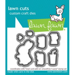 LAWN FAWN DIES- TREAT CART ADD-ON SMOOTHIES 'N JUICE