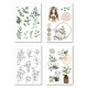 FLORILEGES DESIGN 4 PLANCHES STICKERS "HARMONIE"