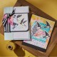 Spellbinders BETTERPRESS COLLAGED BIRDS PLATES & DIE SET