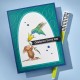 SPELLBINDERS - HOUSE MOUSE SWEET NECTAR CLING RUBBER STAMP