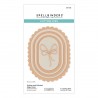 SPELLBINDERS WILDFLOWERS - ETCHED DIES SCALLOPED AND STITCHED OVALS