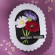 SPELLBINDERS WILDFLOWERS - ETCHED DIES SCALLOPED AND STITCHED OVALS
