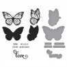 Spellbinders BETTERPRESS WILDFLOWERS PRESS PLATE & DIE BUTTERFLY SILHOUETTES