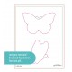 Spellbinders BETTERPRESS WILDFLOWERS PRESS PLATE & DIE BUTTERFLY SILHOUETTES