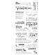 LES ATELIERS DE KARINE "CULTURE SUD" Tampon Clear TEXTES BALADES