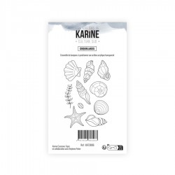 LES ATELIERS DE KARINE "CULTURE SUD" Tampon Clear COQUILLAGES