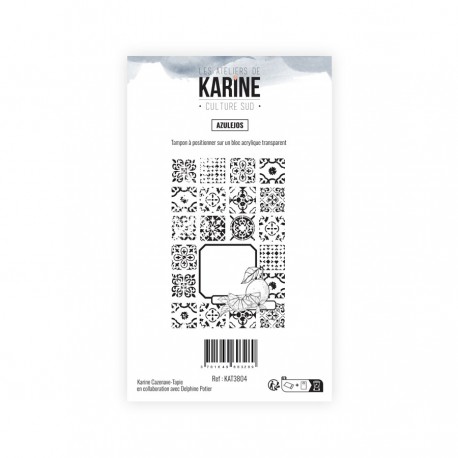 LES ATELIERS DE KARINE "CULTURE SUD" Tampon Clear AZULEJOS