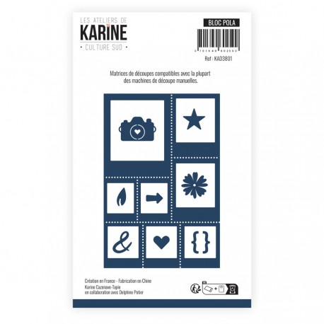 LES ATELIERS DE KARINE "CULTURE SUD" DIES BLOC POLA