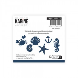 LES ATELIERS DE KARINE "CULTURE SUD" DIES COQUILLAGES ET CO