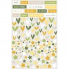 HA-PI LITTLE FOX PUFFY STICKERS RELIEF "CITRONNADE"