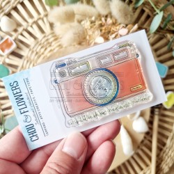 CHOU & FLOWERS TAMPONS CLEAR CLIC CLAC "REVE AZUR"