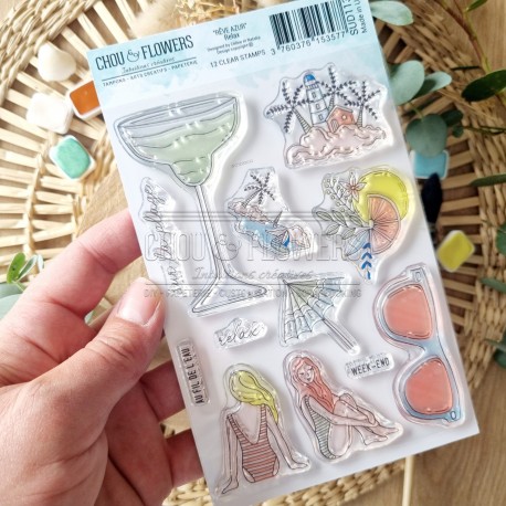 CHOU & FLOWERS TAMPONS CLEAR RELAX "REVE AZUR"